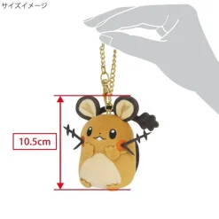 Sanei Pokemon All Star Collection Dedenne Plush Keychain JAPAN OFFICIAL