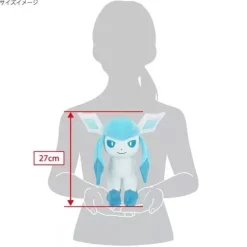 Sanei Boeki Pokemon ALL STAR COLLECTION Plush Doll Glaceon M JAPAN OFFICIAL
