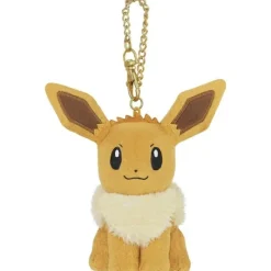 Sanei Boeki Pokemon*Pokemon All Star Collection Eevee Plush Keychain JAPAN OFFICIAL