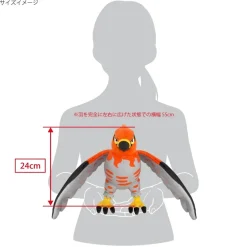 Sanei Boeki Pokemon|Plush Toy*Pokemon All Star Collection Talonflame S Plush Doll JAPAN OFFICIAL