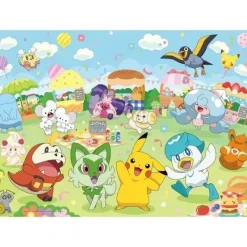 ENSKY Pokemon and Friends! Exciting Market Puzzle 300L Pieces JAPAN OFFICIAL