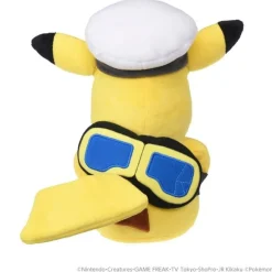 TAKARA TOMY Plush Toy*Pokemon Captain Pikachu Goggles Ver. Plush Doll JAPAN OFFICIAL