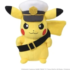 TAKARA TOMY Pokemon Captain Pikachu Goggles Ver. Plush Doll JAPAN OFFICIAL