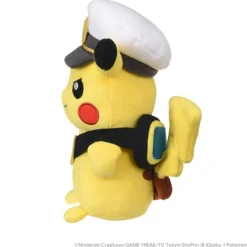TAKARA TOMY Pokemon Captain Pikachu Goggles Ver. Plush Doll JAPAN OFFICIAL