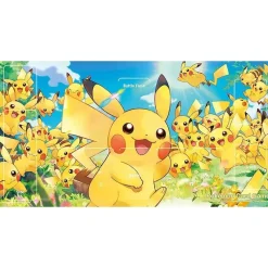 Pokemon Card Game Rubber Play Mat Pikachu Large Gathering JAPAN ZA-703