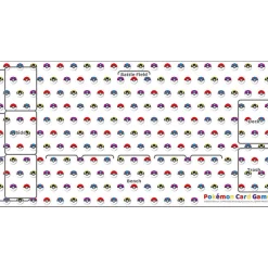 Pokemon Card*Card Game Rubber Play Mat Poke Ball Design TCG JAPAN ZA-230