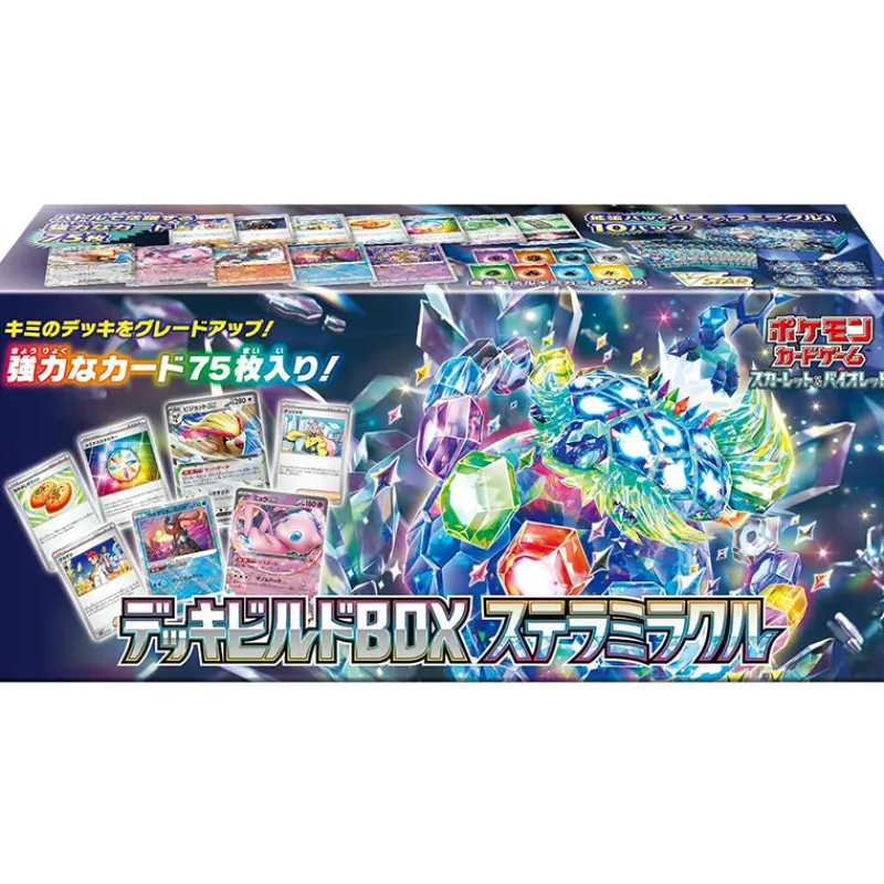 Pokemon Cards|Card*Card Game Scarlet & Violet Deck Build Box Stellar Miracle sv7 TCG JAPAN