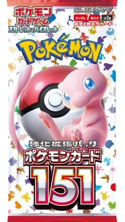 Pokemon Card Game Scarlet & Violet Booster Pack 151 BOX sv2a Japanese