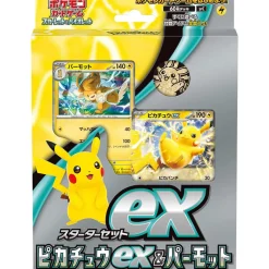 Pokemon Card Scarlet & Violet Starter set ex Pikachu & Pawmot JAPAN OFFICIAL
