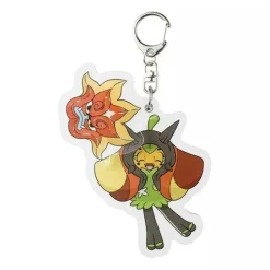 Pokemon Center Pokemon*Original Acrylic Keychain Ogerpon Hearthflame Mask JAPAN OFFICIAL