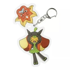 Pokemon Center Pokemon*Original Acrylic Keychain Ogerpon Hearthflame Mask JAPAN OFFICIAL