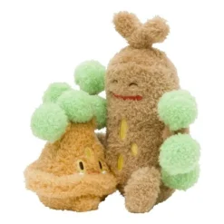Pokemon Center Pokemon*Original Buru Buru Mugyu! Bonsly & Sudowoodo Plush Doll JAPAN