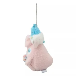 Pokemon Center Original Botanical Easter Wigglytuff &Swablu Plush Key Chain