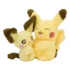 Pokemon Center Pokemon|Plush Toy*Original Buru Buru Mugyu! Pichu & Pikachu Plush Doll JAPAN