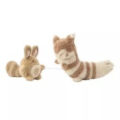 Pokemon Center Original Buru Buru Mugyu! Sentret & Furret Plush Doll JAPAN