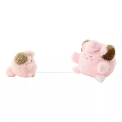 Pokemon Center Original Buru Buru Mugyu! Cleffa & Clefairy Plush Doll JAPAN