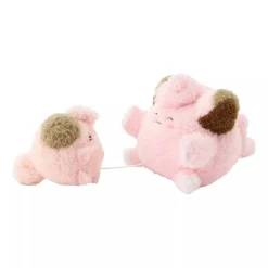 Pokemon Center Original Buru Buru Mugyu! Cleffa & Clefairy Plush Doll JAPAN