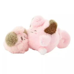 Pokemon Center Plush Toy*Original Buru Buru Mugyu! Cleffa & Clefairy Plush Doll JAPAN