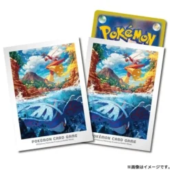 Pokemon Center Original Card Sleeves Hoenn Adventures Kyogre & Blaziken JAPAN
