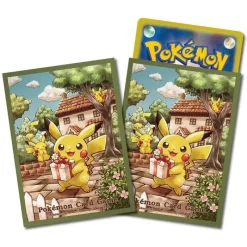 Pokemon Center Original Card Sleeves Pikachu's Gift JAPAN OFFICIAL