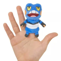 Pokemon Center Original Finger Puppet Keychain Croagunk JAPAN OFFICIAL