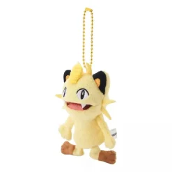 Pokemon Center Plush Toy*Original Finger Puppet Keychain Meowth JAPAN OFFICIAL