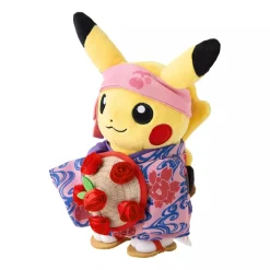 Pokemon Center Original Hanagasa Festival Pikachu Plush Doll JAPAN OFFICIAL