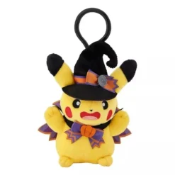 Pokemon Center Original Halloween Trick or trick Plush Keychain Pikachu JAPAN