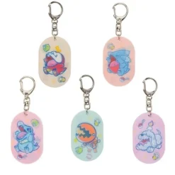 Pokemon Center Other Toys & Hobbies*Original Kamitsuki-Tai Acrylic Key Chain All 5 types Set JAPAN