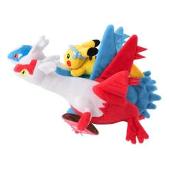 Pokemon Center Original Latias Latios Pikachu Ver. Fukuoka R Plush Doll