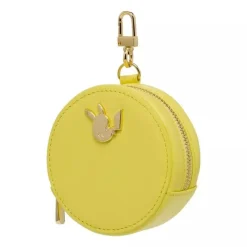 Pokemon Center Original Leather Mini Round Pouch Pikachu JAPAN OFFICIAL