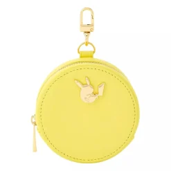 Pokemon Center Original Leather Mini Round Pouch Pikachu JAPAN OFFICIAL