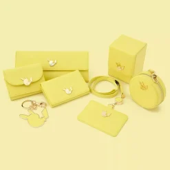 Pokemon Center Other Toys & Hobbies*Original Leather Mini Round Pouch Pikachu JAPAN OFFICIAL