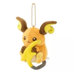 Pokemon Center Original Magnetic Plush Keychain Raichu & Alolan Raichu JAPAN
