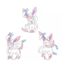 Pokemon Center Original Mobile Sticker Sylveon JAPAN OFFICIAL