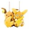 Pokemon Center Plush Toy*Original Magnetic Plush Keychain Raichu & Alolan Raichu JAPAN