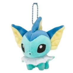 Pokemon Center Pokemon|Plush Toy*Original Mocchiri Mascot Pokemon Dolls Keychain Vaporeon JAPAN