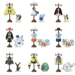 Pokemon Center Original Miniature Torso All 9 types set Figure Box JAPAN