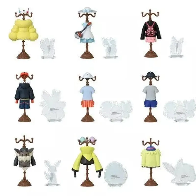 Pokemon Center Original Miniature Torso All 9 types set Figure Box JAPAN