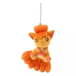 Pokemon Center Original Magnetic Plush Keychain Vulpix & Alolan Vulpix JAPAN