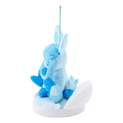 Pokemon Center Plush Toy*Original Otenki Team Glaceon Plush Keychain with Field JAPAN