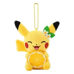 Pokemon Center Plush Toy*Original Plush Keychain Pikachu Lemon Ver. Hiroshima JAPAN