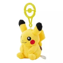 Pokemon Center Plush Toy*Original Plush Doll with Carabiner Pikachu JAPAN OFFICIAL