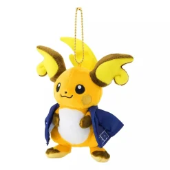 Pokemon Center Original Pokemon Sento Plush Keychain Raichu JAPAN OFFICIAL