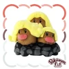 Pokemon Center Pokemon|Plush*Original Pokemon Fit A051 Alolan Dugtrio Plush Doll JAPAN