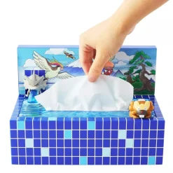 Pokemon Center Original Pokemon Sento Tissue Box Case Bibarel JAPAN OFFICIAL