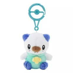 Pokemon Center Original Plush Doll with Carabiner Oshawott JAPAN OFFICIAL