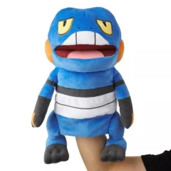 Pokemon Center Pokemon|Plush Toy*Original Papemon Puppet Plush Doll Croagunk JAPAN OFFICIAL