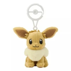 Pokemon Center Original Plush Mascot Keychain with Carabiner Eevee JAPAN
