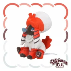 Pokemon Center Original Pokemon Fit Furfrou Kabuki Trim Plush Doll JAPAN